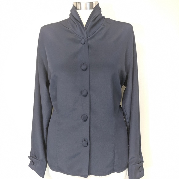 1980's Jones NY Blouse - Picture 1 of 6